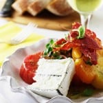 Heirloom Tomato Salad with Aged Goat Cheese