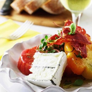 Heirloom Tomato Salad with Aged Goat Cheese