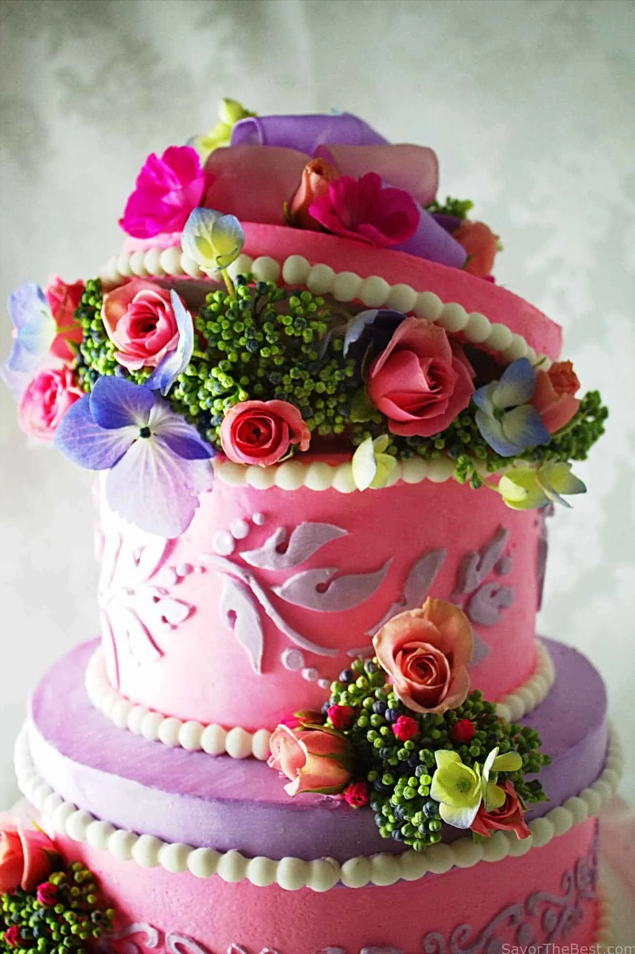 Hat box cake design