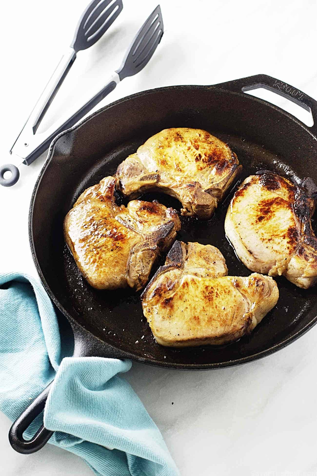 Roasted Pork Chops with Onions and Apples - Savor the Best