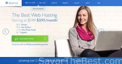 Bluehost page