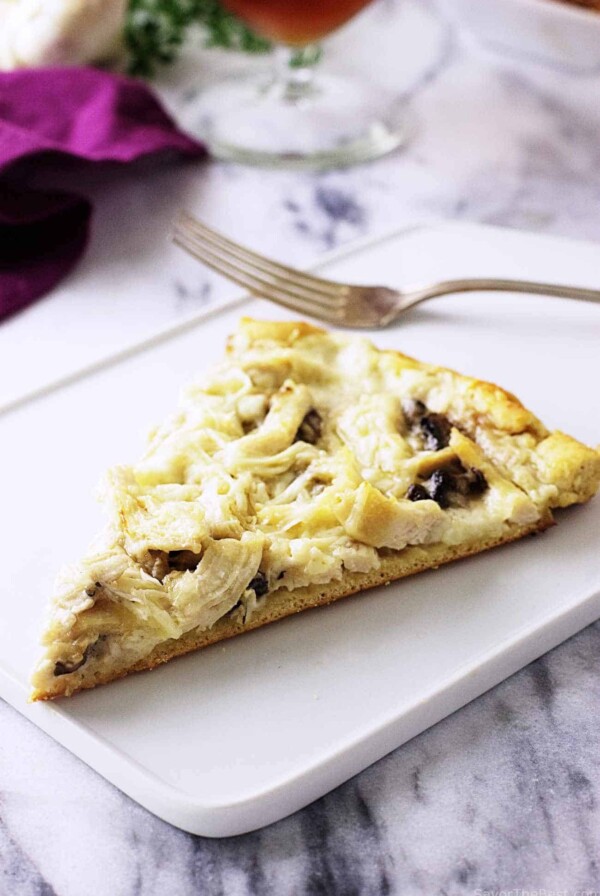 Chicken-Mushroom Pizza with Einkorn Crust