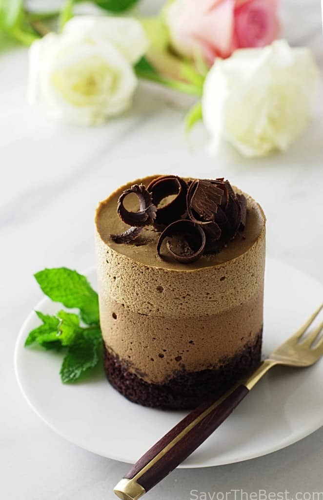 Chocolate Amaretto-Espresso Mousse Cake - Savor the Best