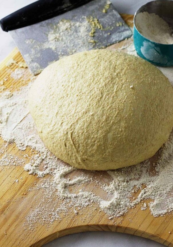 whole wheat einkorn pizza dough