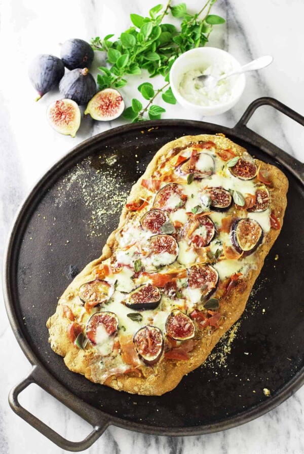 Fig, Gorgonzola and Prosciutto Flatbread