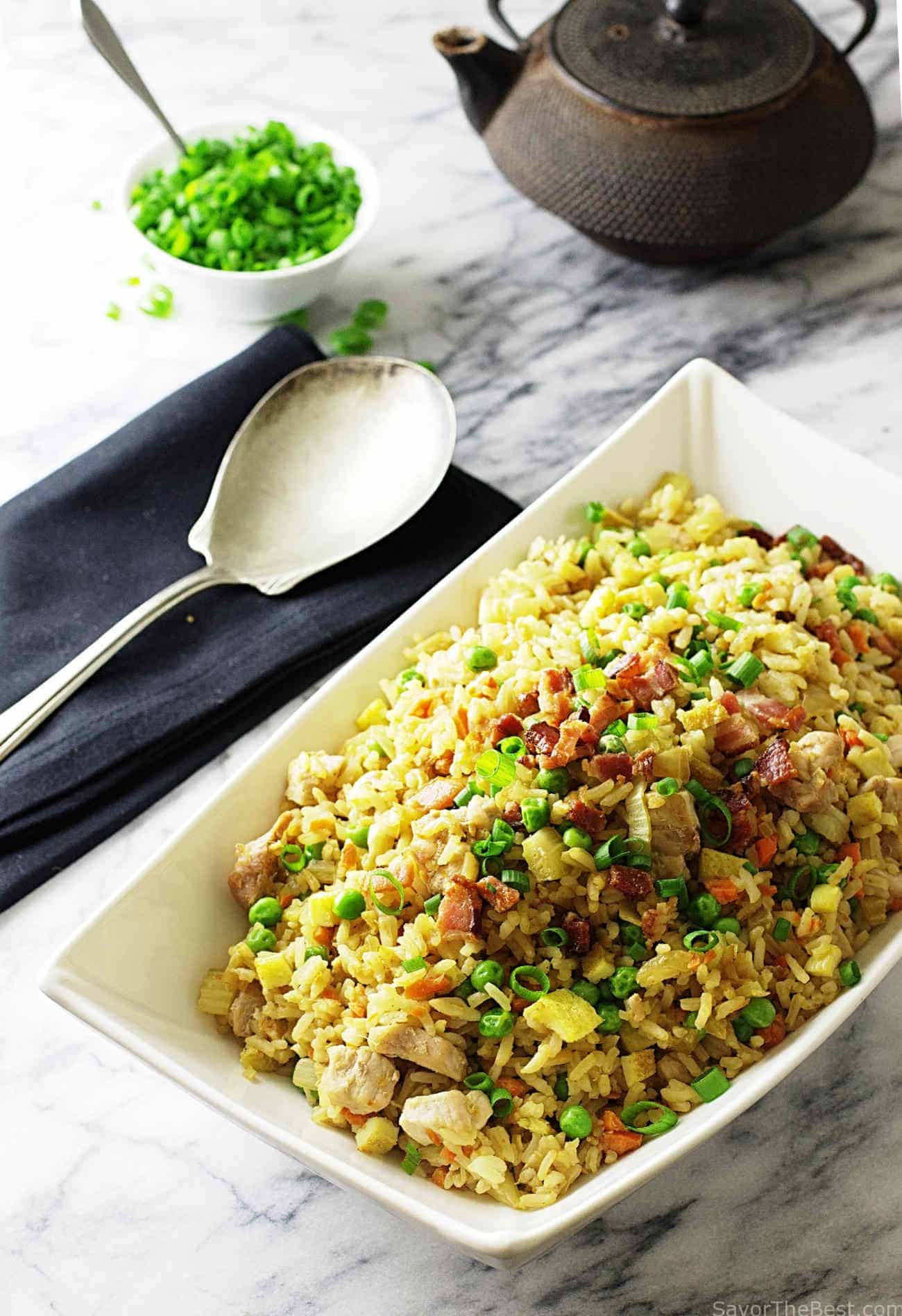 Pork Fried Rice - Dinner at the Zoo