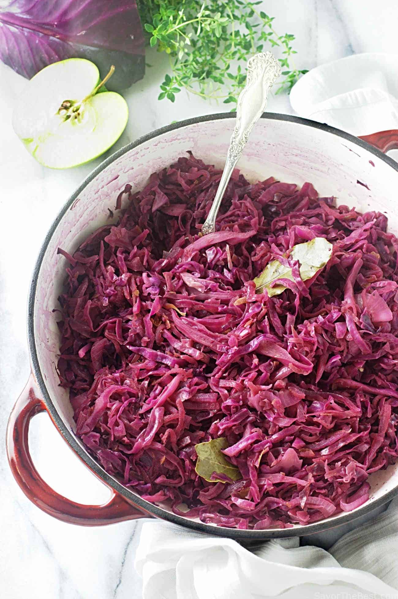 Red Cabbage With Apples Rotkohl Mit Apfeln Savor The Best