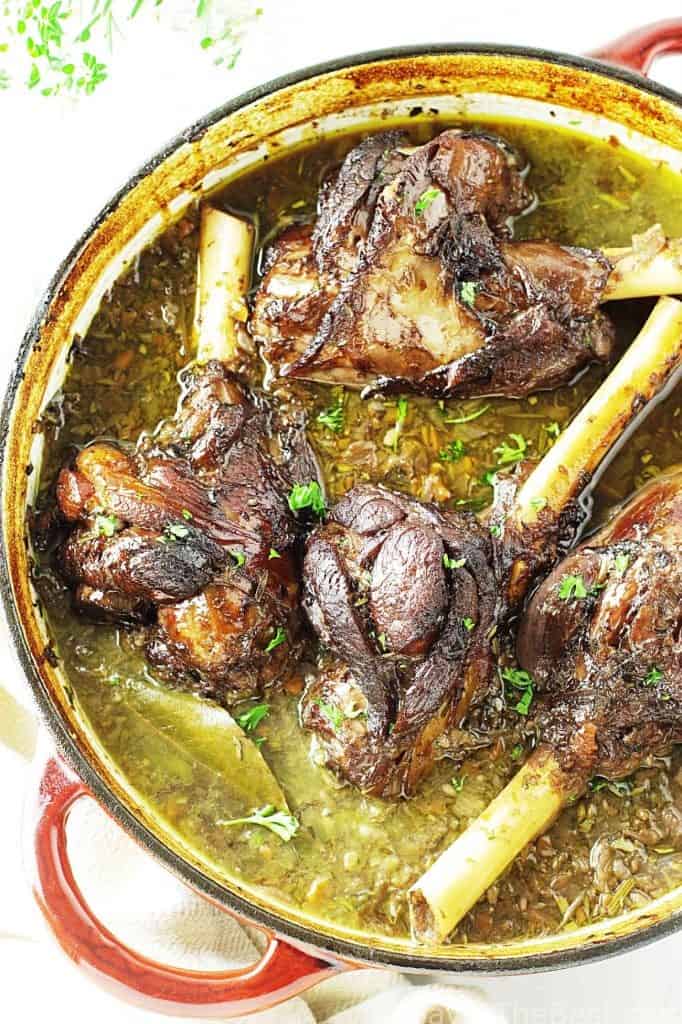 Braised Herb Lamb Shanks