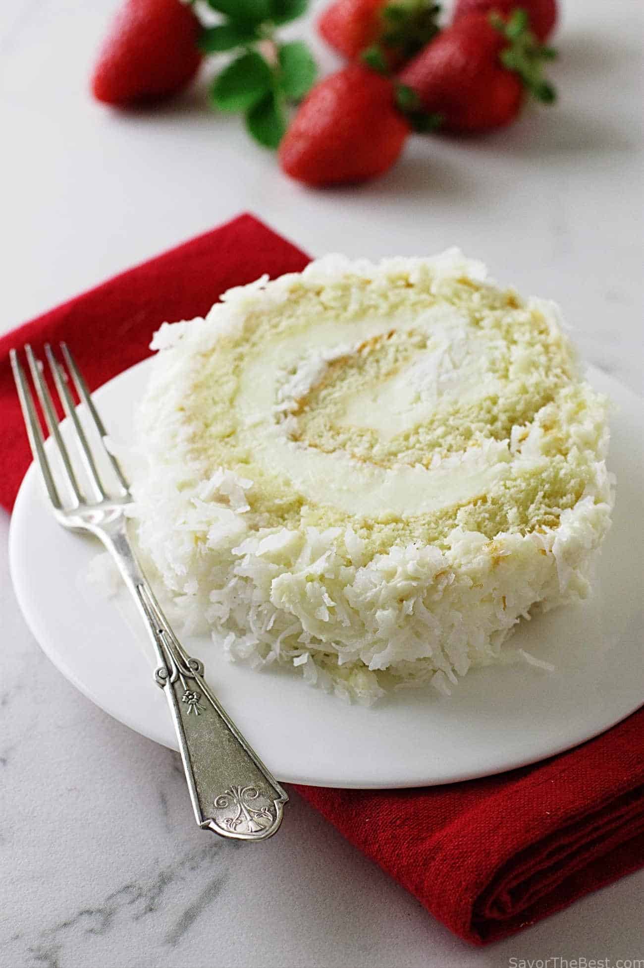 Coconut Cake Roll