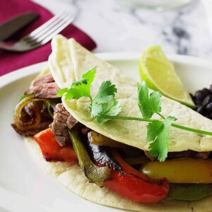 Flank Steak Fajitas