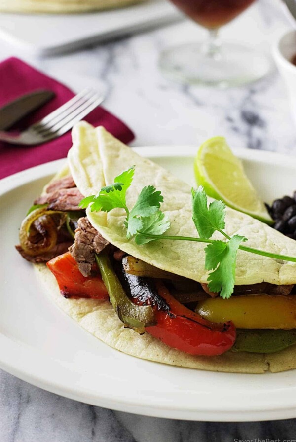 Flank Steak Fajitas