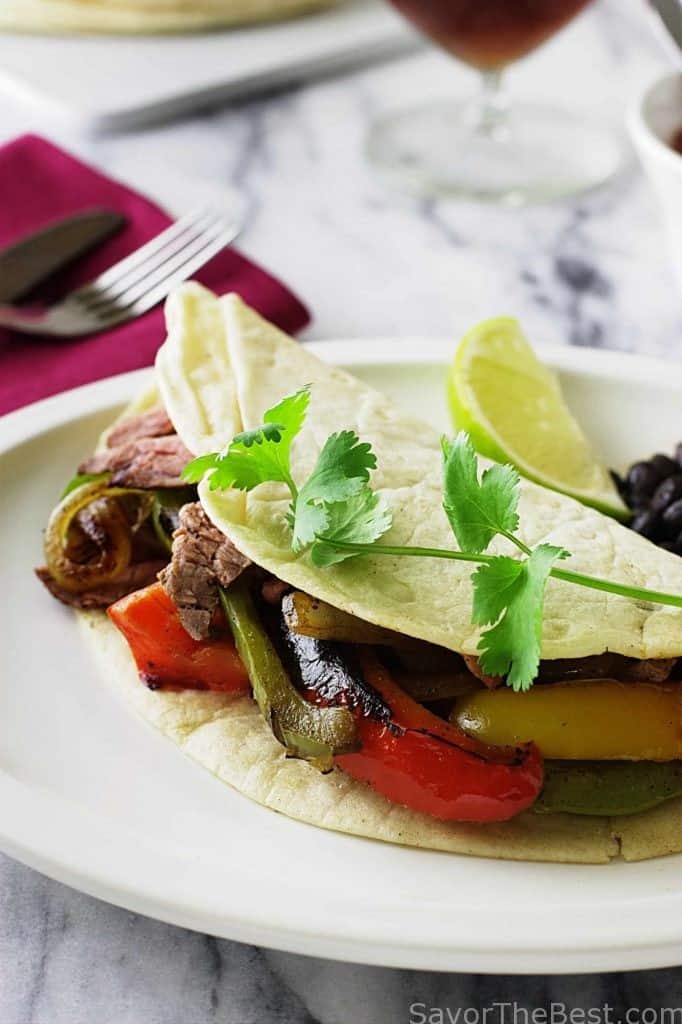 Flank Steak Fajitas