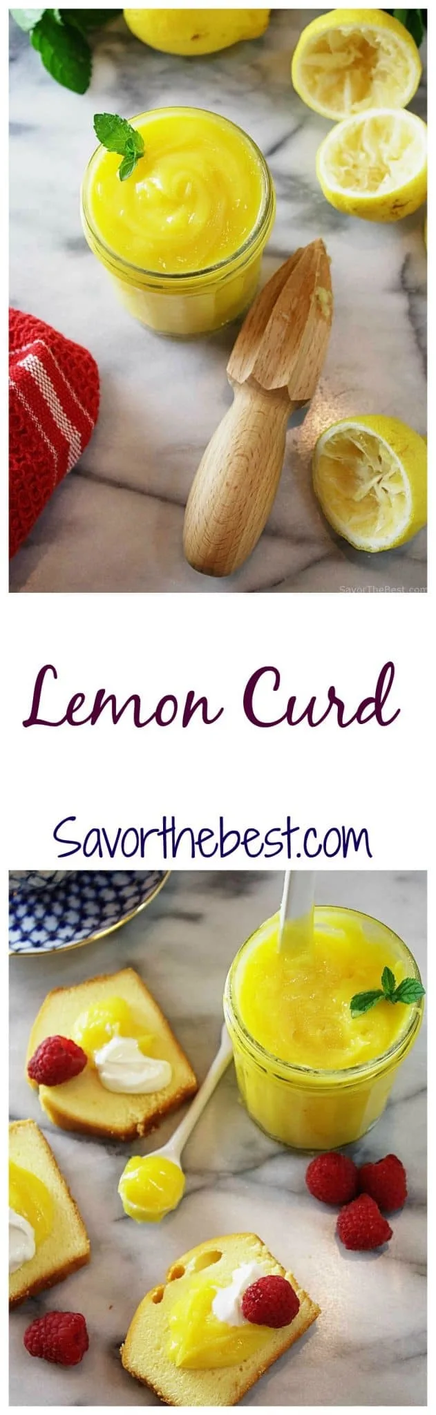 A jar of lemon curd next to fresh lemons. 
