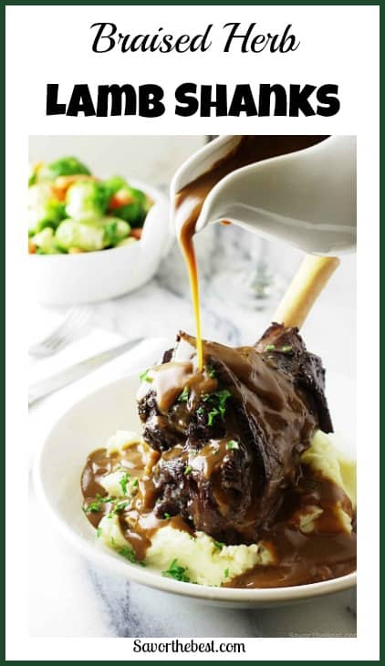 braised herb lamb shanks