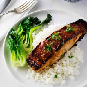 Ginger-Miso Glazed Salmon