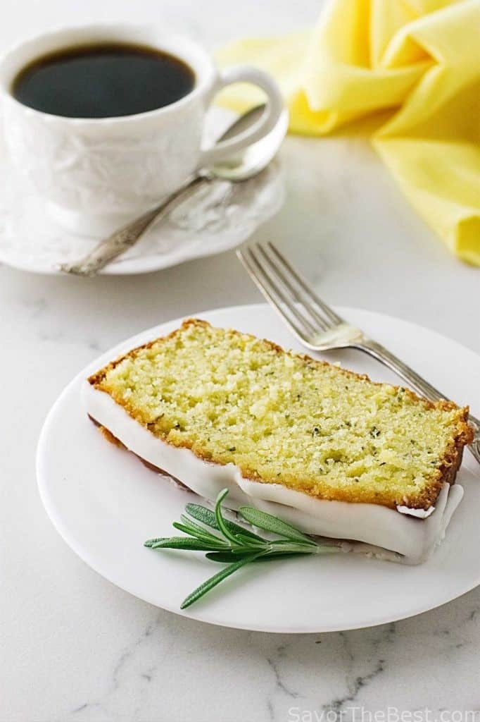 Meyer Lemon-Rosemary Loaf Cake