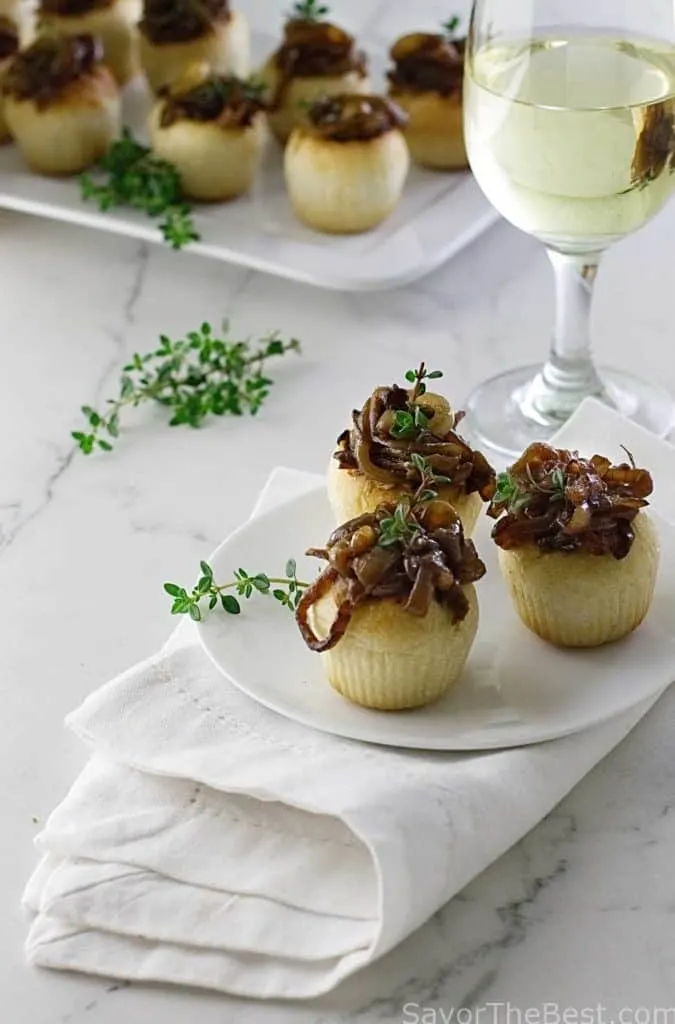 French Onion-Gruyere Mini Boules