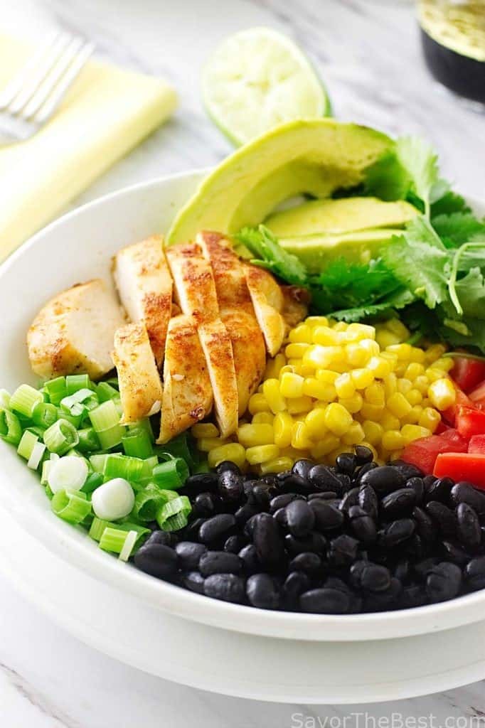 Southwestern Chicken Salad Bowl