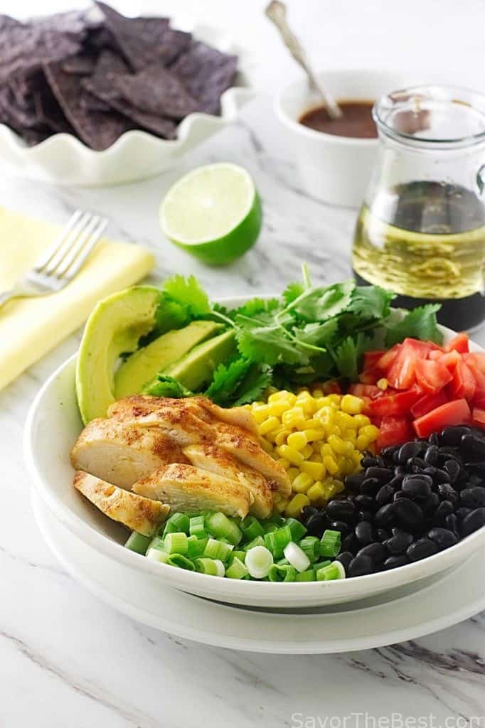 Southwestern Chicken Salad Bowl