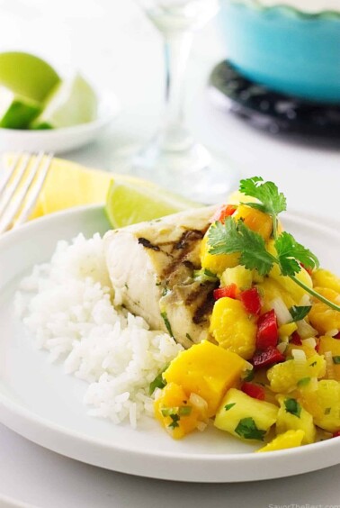 Grilled Mahi-Mahi with Mango Salsa