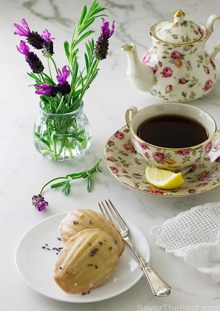 Lavender Madeleine Tea Cakes