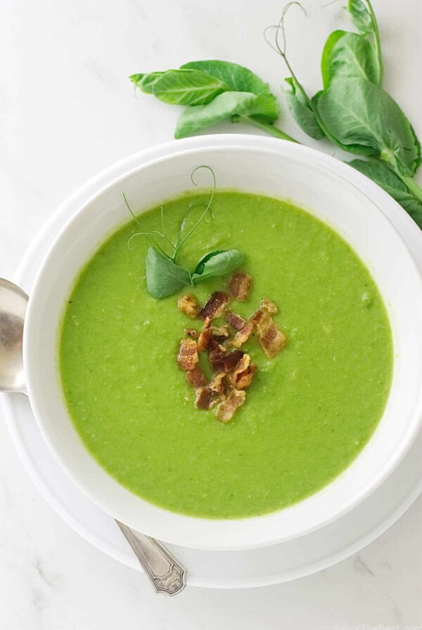 Fresh Pea Soup St. Germain