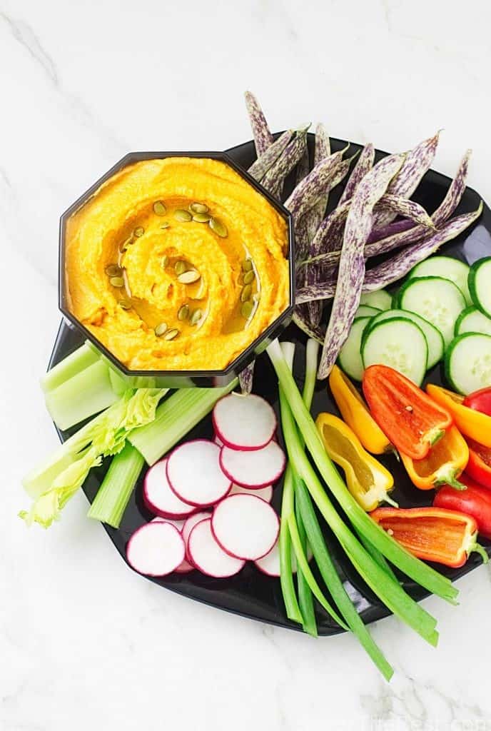 Sriracha Carrot Hummus