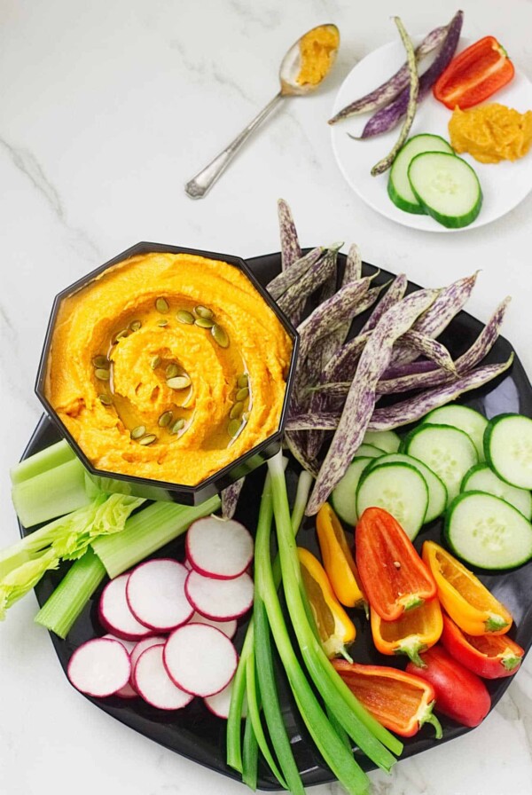 Sriracha Carrot Hummus