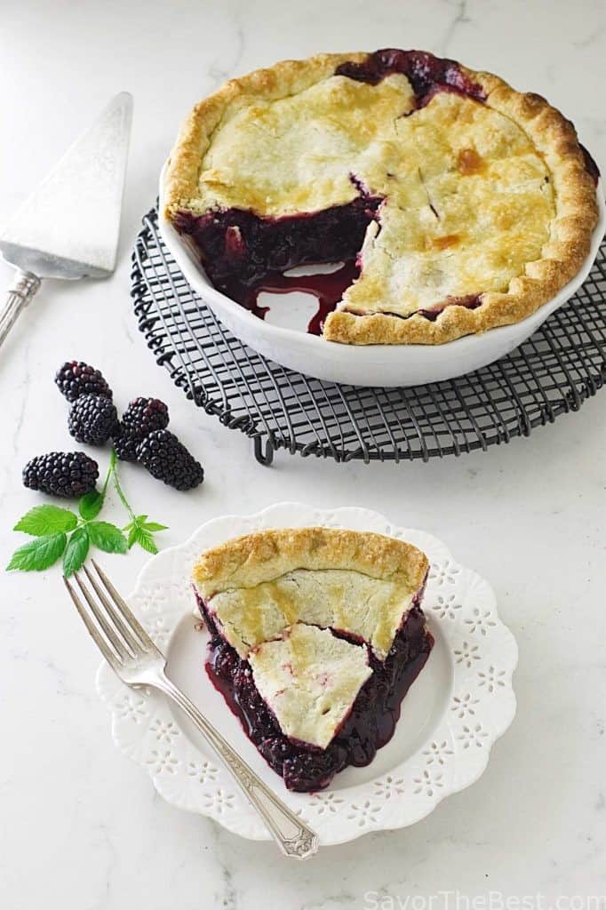 Fresh Blackberry Pie