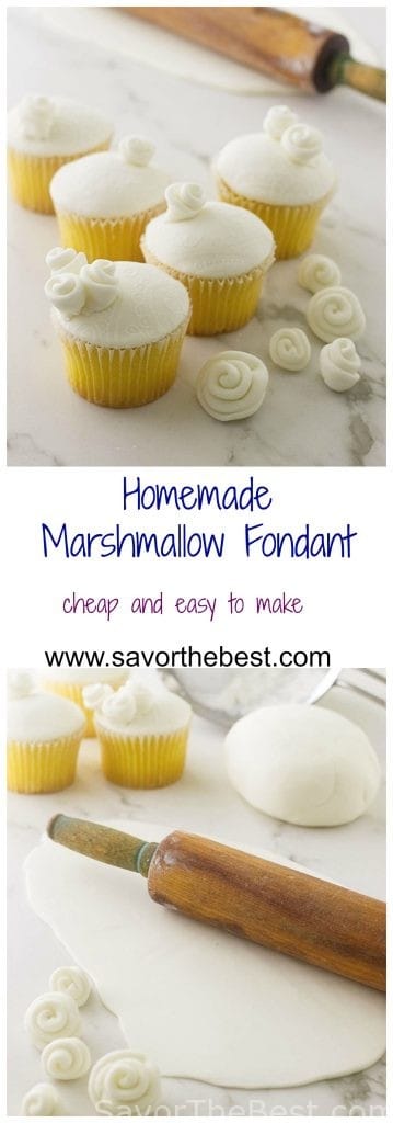 cheap and easy marshmallow fondant