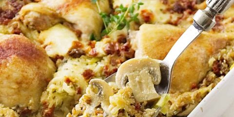 Farro Chicken Bake