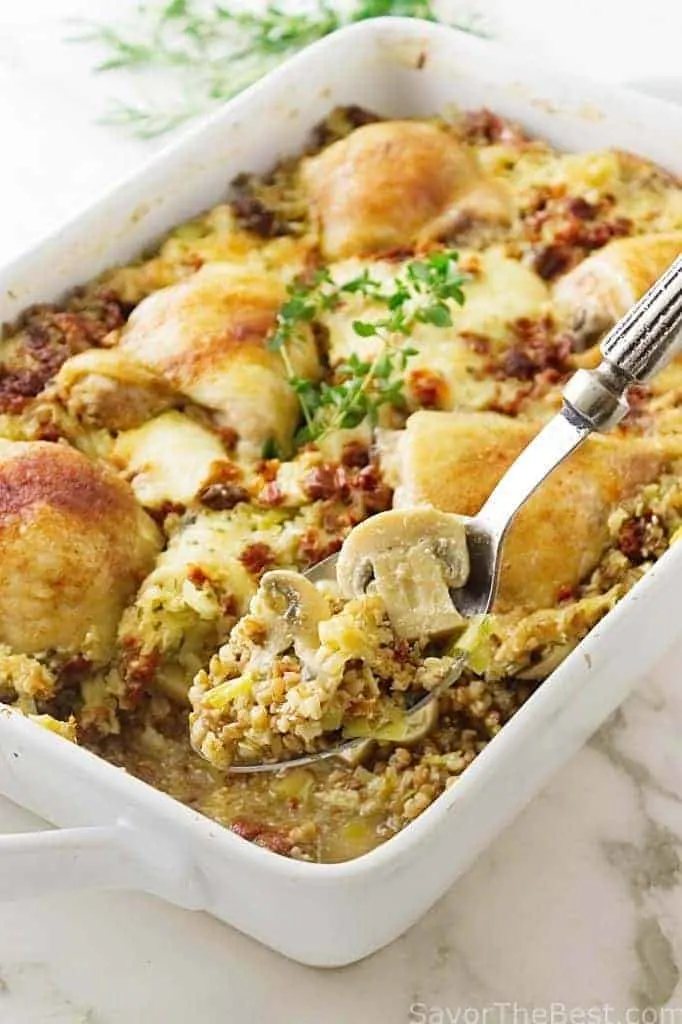 Farro Chicken Bake