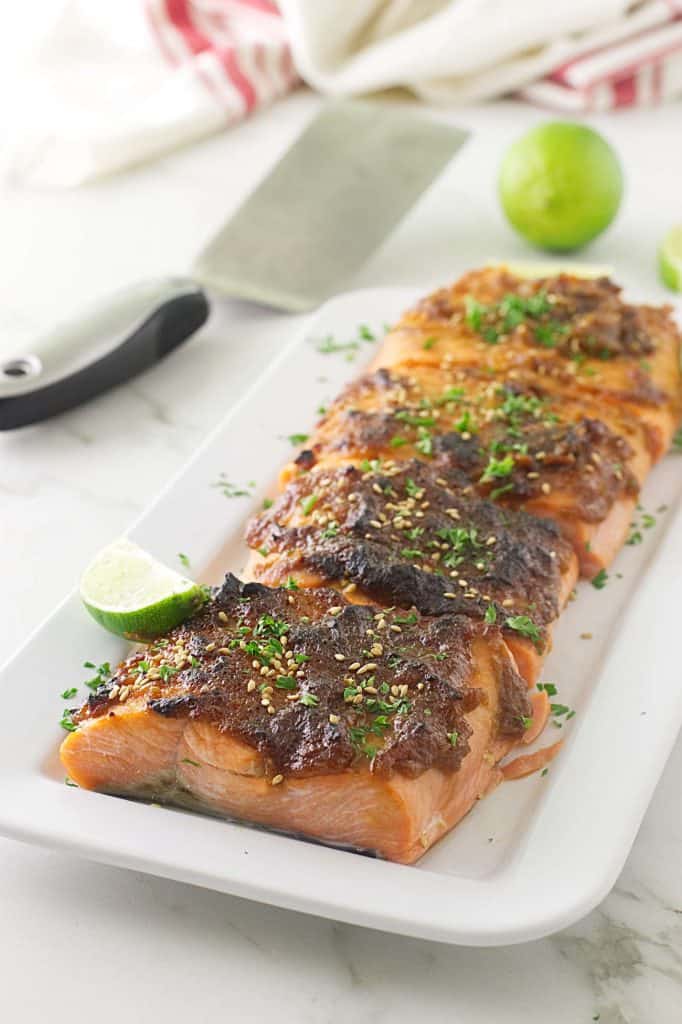 Red Miso-Hoisin Salmon