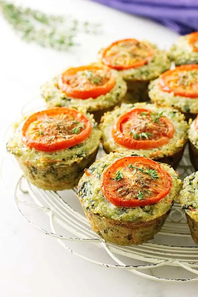 Veggie Quinoa Egg Muffins for Breakfast