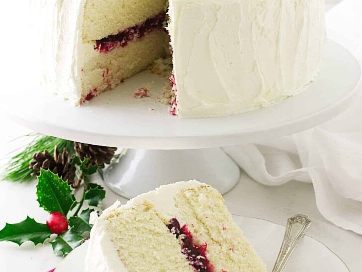 Christmas Cranberry Layer Cake