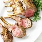 Garlic Rosemary Roasted Rack of Lamb