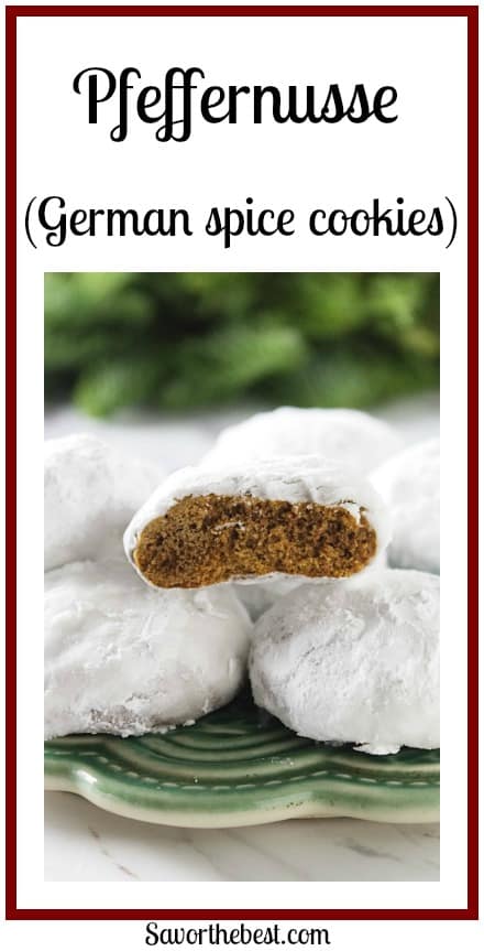 Pfeffernusse (German spice cookies)