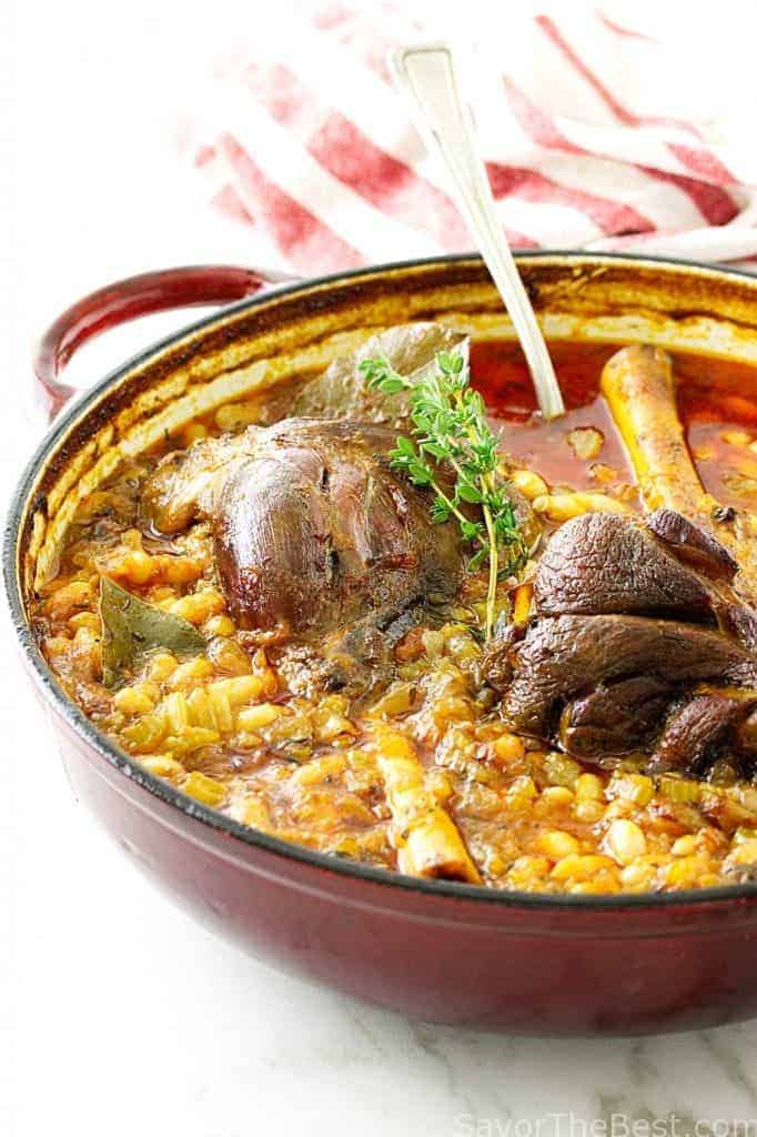 Lamb Shank Cassoulet