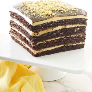 Chocolate Peanut Butter Layer Cake