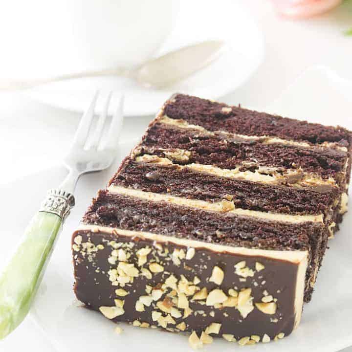 Chocolate Peanut Butter Layer Cake