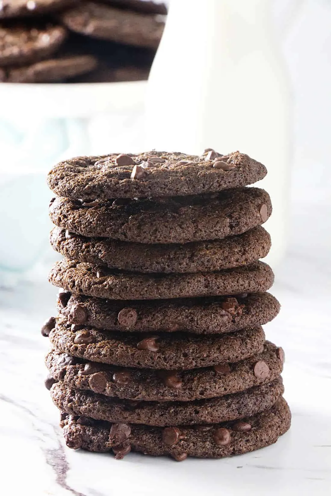 Soft Batch Salted Caramel Chocolate Fudge Cookies - Baker by Nature