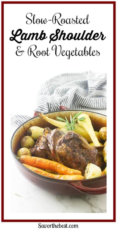 Slow-Roasted Lamb Shoulder and Root Vegetables