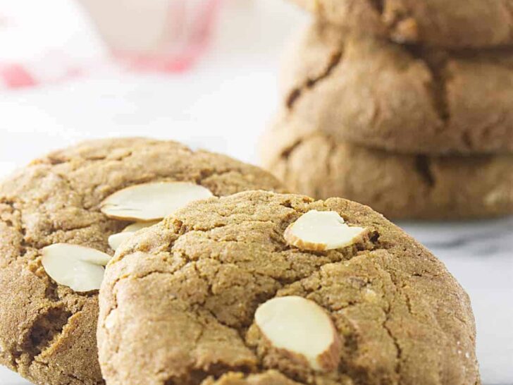 Triple Ginger-Almond Cookies