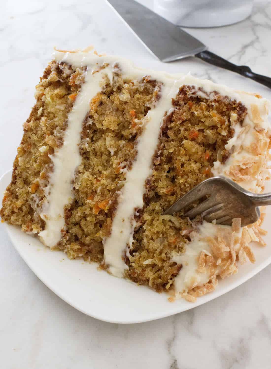 Tropical carrot cake