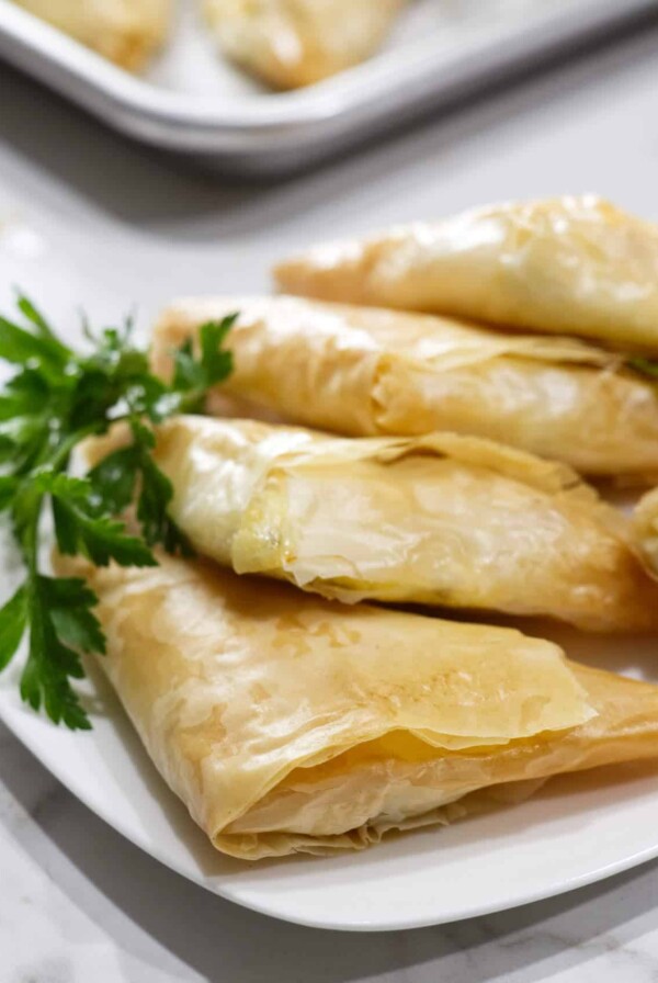 Greek Cheese Triangle Pies (Tiropita)