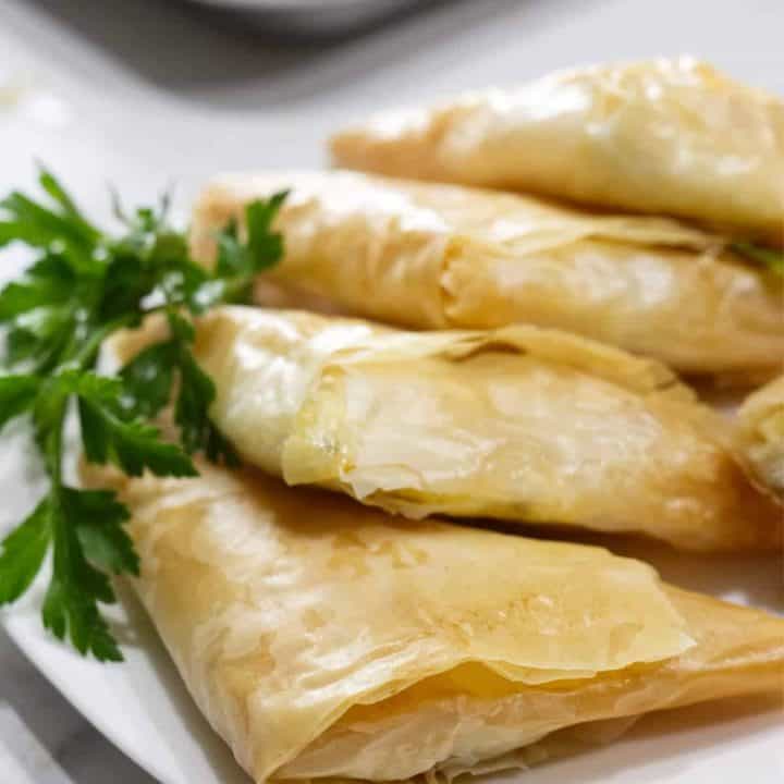 Greek Cheese Triangle Pies (Tiropita)