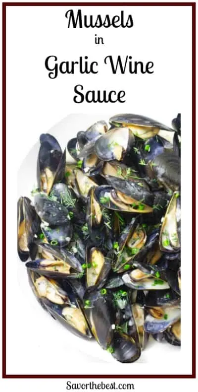 Mussels in Garlic Wine Sauce