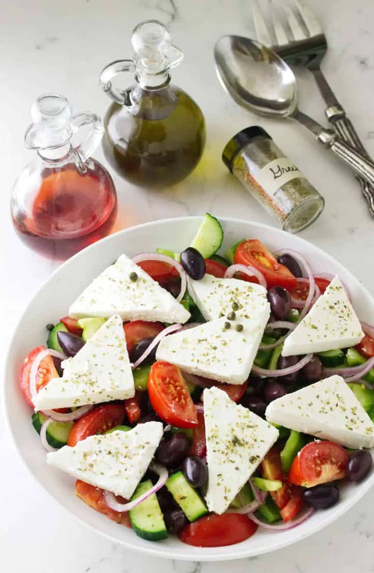 Greek Salad (Horiatiki) - Savor the Best