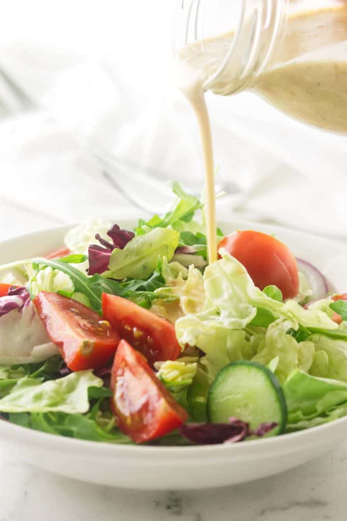 Greek Salad Dressing - authentic creamy Greek dressing - Savor the Best