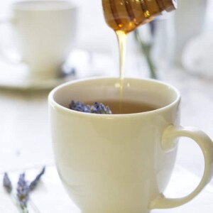 Homemade Lavender Tea with Honey